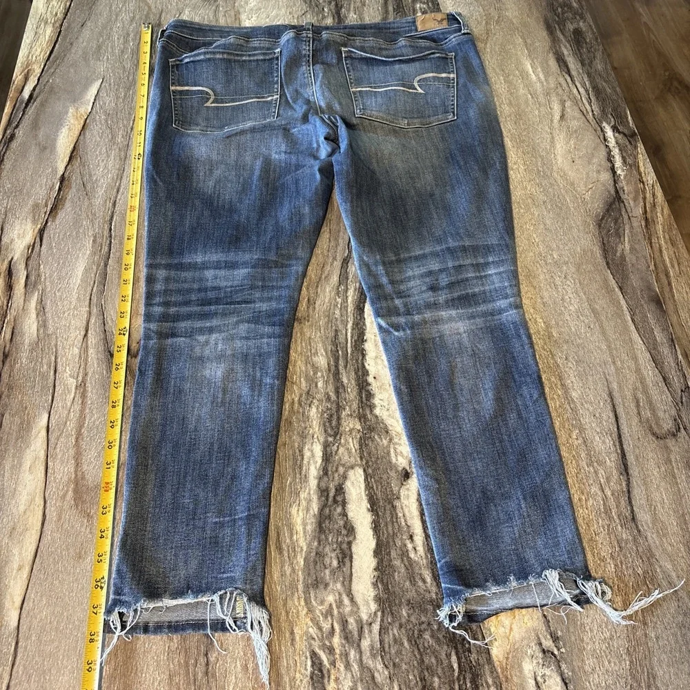 AE Super Super Stretch Hi-Rise Jegging Jean Women's 20 AEO X Denim Cafe Distress